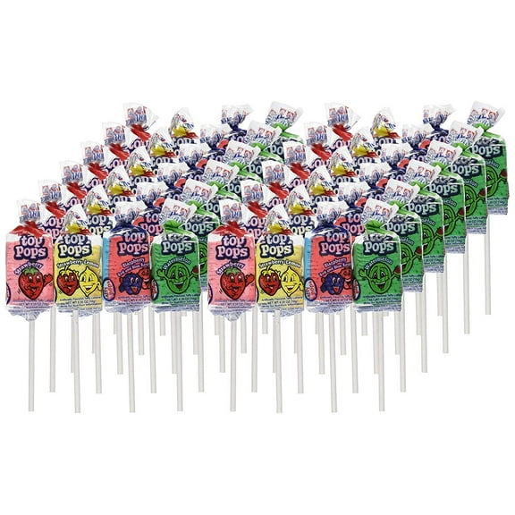 Top Pops Candy Box Assorted .35oz 24/48ct, All Occasion