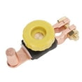 Top Post Battery Disconnect Switch Brass Rustproof Heavy Duty for 6V