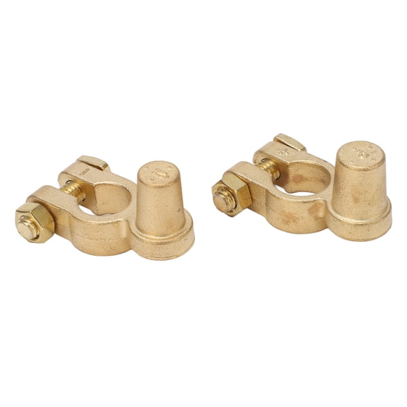 Top Post Battery Terminals, Anti Leakage Conductive SAE To JIS Professional Brass Rustproof 1 Pair Reliable Car Battery Terminal Connector For Auto