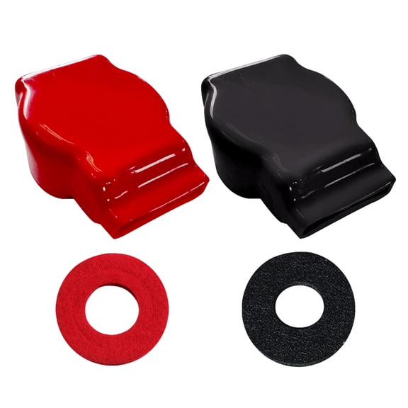 Top Post Flexible Military Spec Battery Terminal Cover, Ampper Battery Terminal Clamp Insulator Protector W/ Washers for Car, Vehicle, RV and Boat (1 Pair)