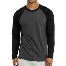 Top Pro Men & Women Long Sleeve Baseball Raglan Tee Shirt Top (S-3XL)