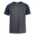 thumbnail image 1 of Top Pro Men & Women Short Sleeve Baseball Raglan Tee Shirt Top, 1 of 4