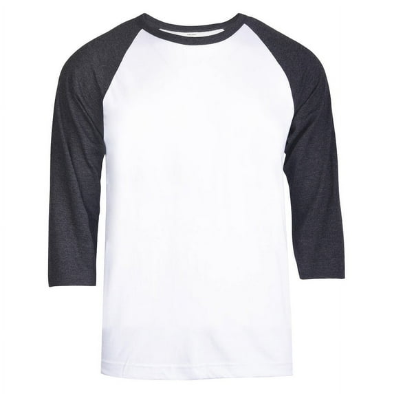 Top Pro Men's 3/4 Sleeve Crew Neck Raglan Jersey Baseball Tee Shirts (Single and Multi Packs Available)