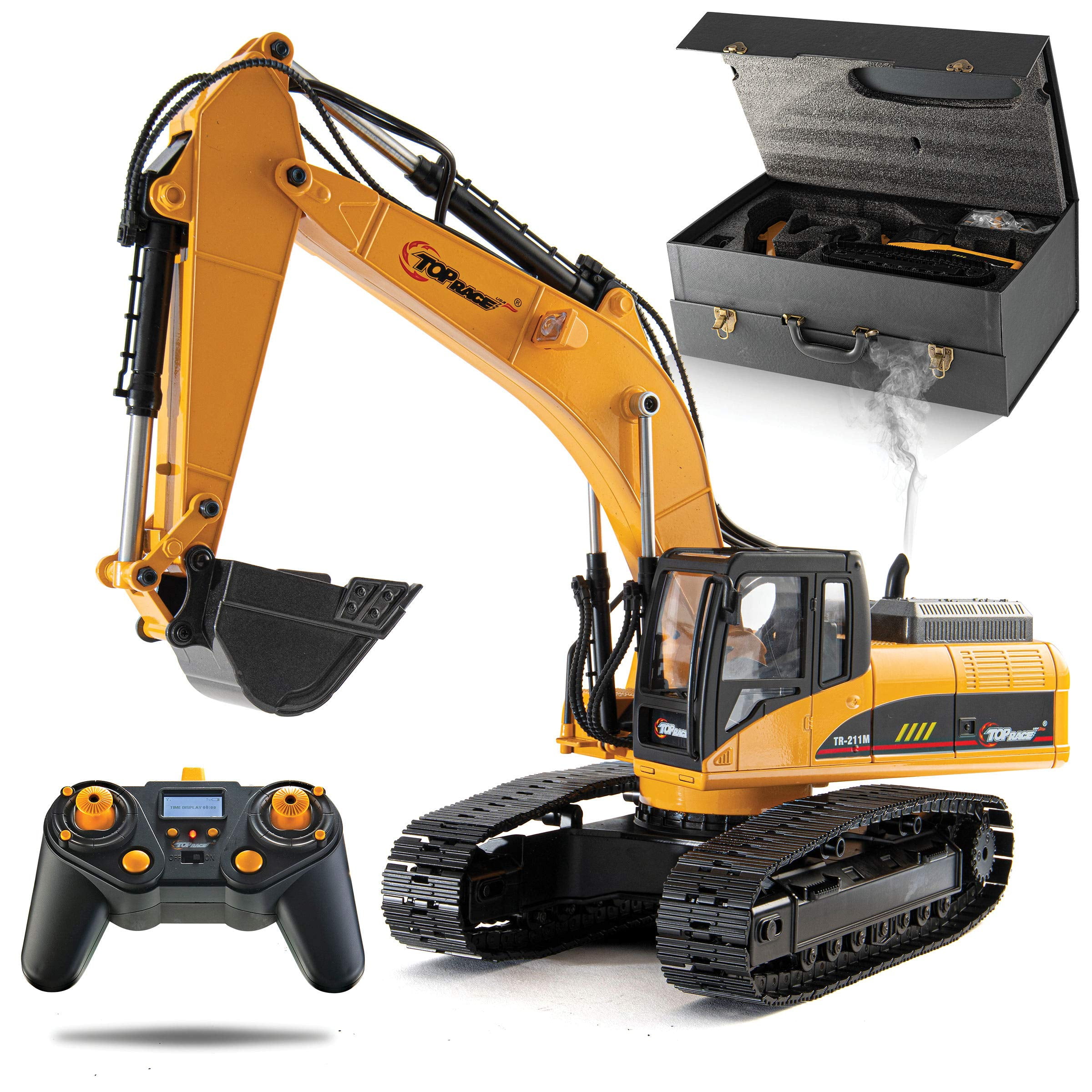 Top Race 23 Channel Full Metal RC Excavator Kuwait Ubuy