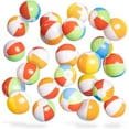 thumbnail image 1 of Top Race Mini Beach Balls Bulk Pack - 5 Inch Inflatable Rainbow Beachballs for Kids - Ideal Pool Toys, Centerpieces for Tables, Lake Toys, Beach Theme Party Decorations - 25 Pack, 1 of 8