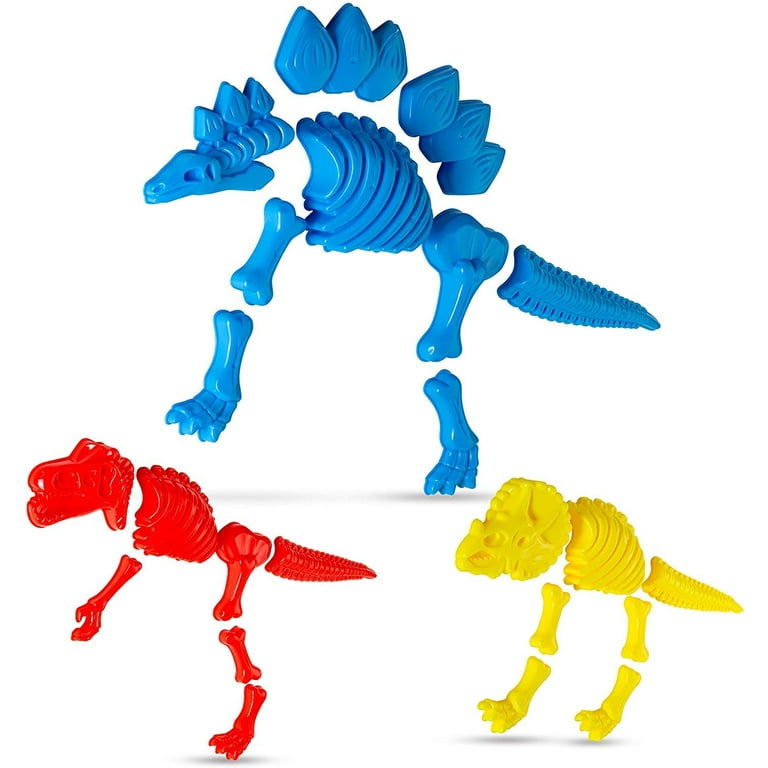 Top Race 3 Large Dinosaur Sand Molds Dinosaur Fossil Skeleton