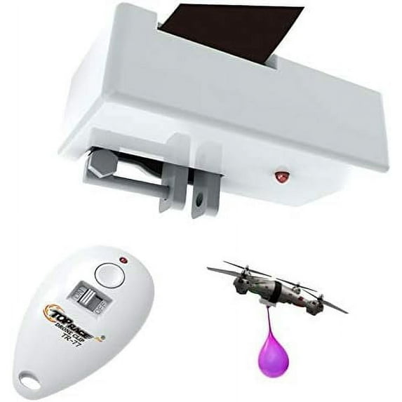Top Race Drone Drop Release Device - 300ft, Holds up to 2 Lbs.