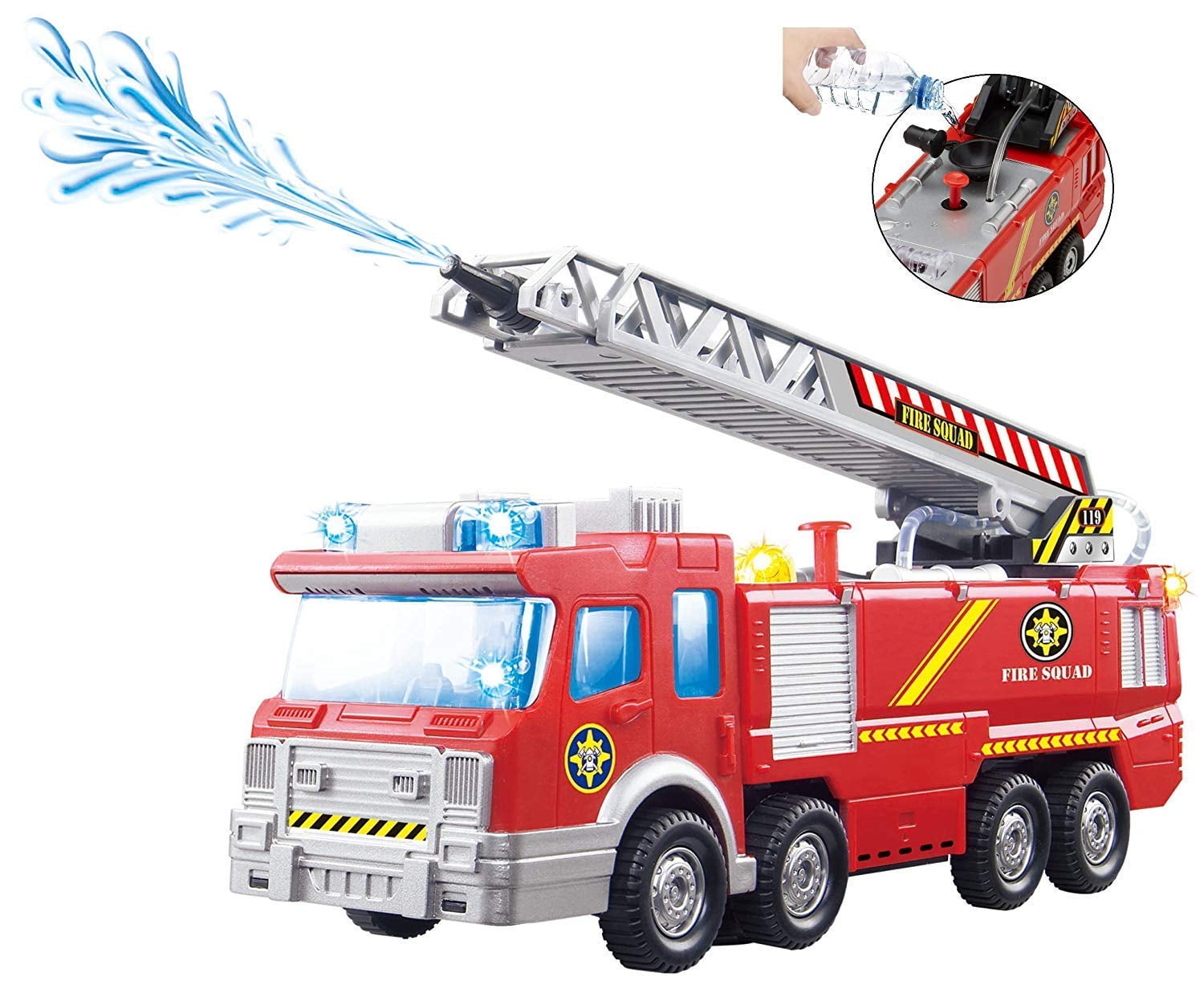 Top Race Fire Trucks With Water Pump