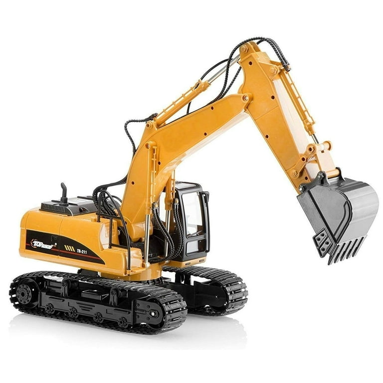 Top Race Metal Sandbox Digger Toy, Diecast Front End Loader