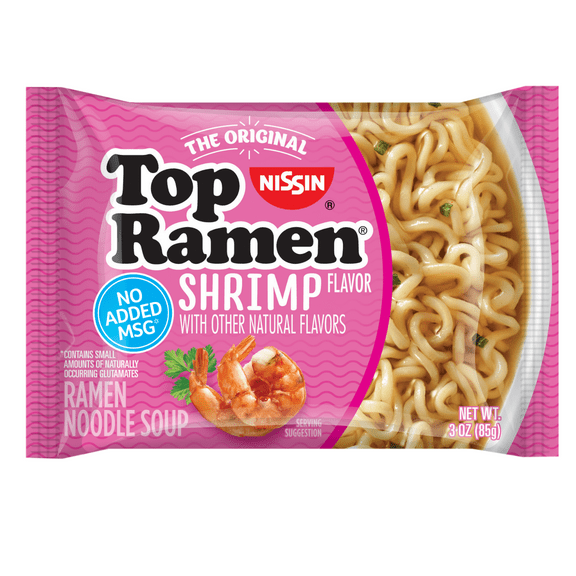 Top Ramen Noodles Shrimp Flavor 3 oz.