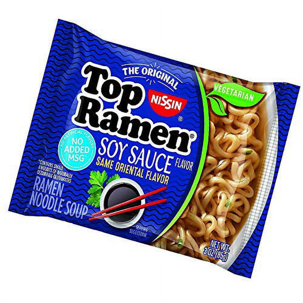 Top Ramen Soy Sauce, 3 Ounce (Pack Of 24) (Update Version)