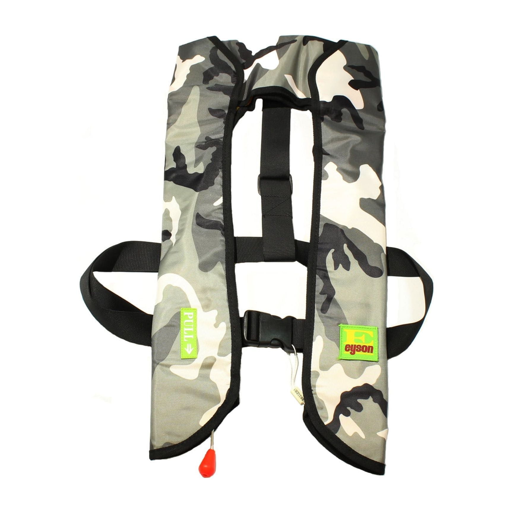 Premium Safety Adult Life Jacket With Whistle - Auto Version Inflatable Lifejacket Life Vest Preserver PFD For Boating Fishing Sailing Kayaking Surfing Paddling Swimming - Adjustable Life Saving Vest