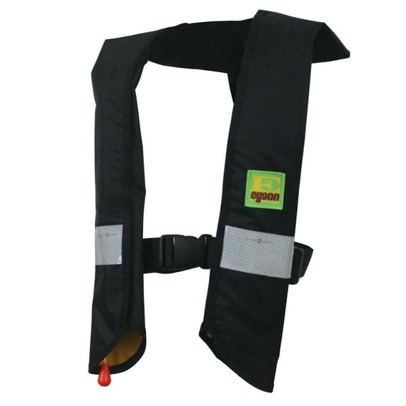 Top Safety Adult Life Jacket with Whistle - Manual Version Inflatable Lifejacket Life Vest PFD for Boating Fishing Kayaking Canoeing Sailing Paddle Boarding SUP Water Ski Light Weight Adjustable Size