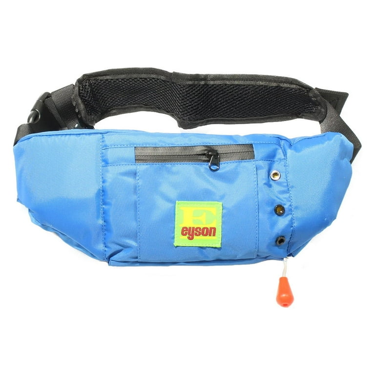 Top Safety Belt Pack Life Jacket with Pocket - Manual Inflatable Waist Pack  Lifejacket Life Vest PFD for Boating Fishing Kayaking Canoeing Sailing