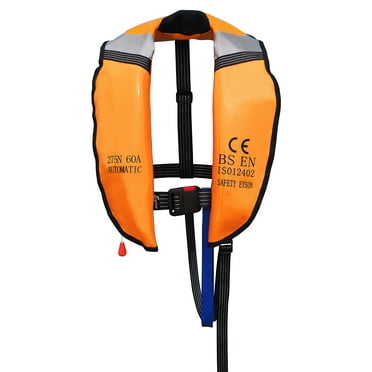 Top Safety Oversized Adult Life Jacket - Auto Inflatable L XL XXL Extra Large Plus Size Lifejacket Life Vest PFD for Boating Fishing Kayak Canoe Sailing Paddle Board SUP Light Weight Adjustable Size