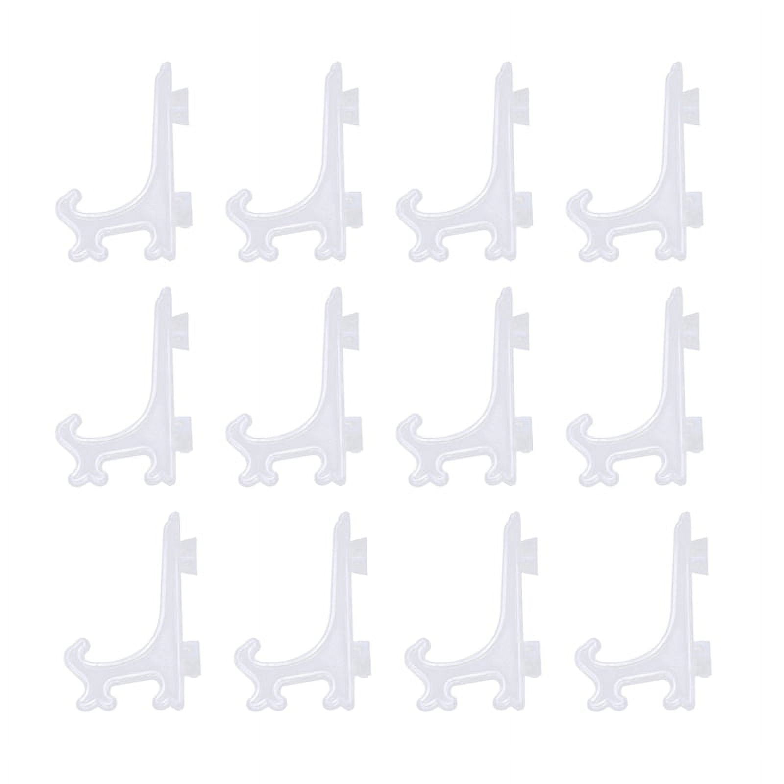 Top Sales 12Pcs 3 Inch Plastic Easels or Plate Holders Display Dinner ...