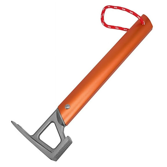 Top Sales Orange Multifunctional Hammer Aluminum Handle Stainless Steel Camping Tent Canopy Nail Puller