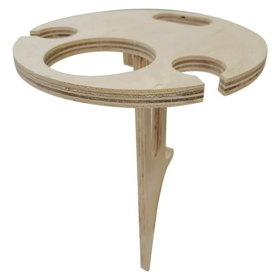 Top Sales Outdoor Wine Table-Outdoor Wooden -Wine Glass Rack Bottle and Holder Desktop Foldable Table
