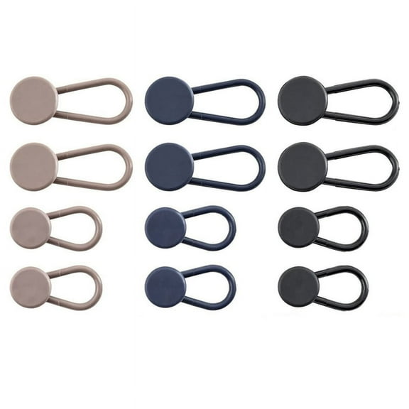 Pants Waist Button Extender 12Pcs Button Extenders for Jeans - Women Men Pants Waist Extenders - 1/1.4