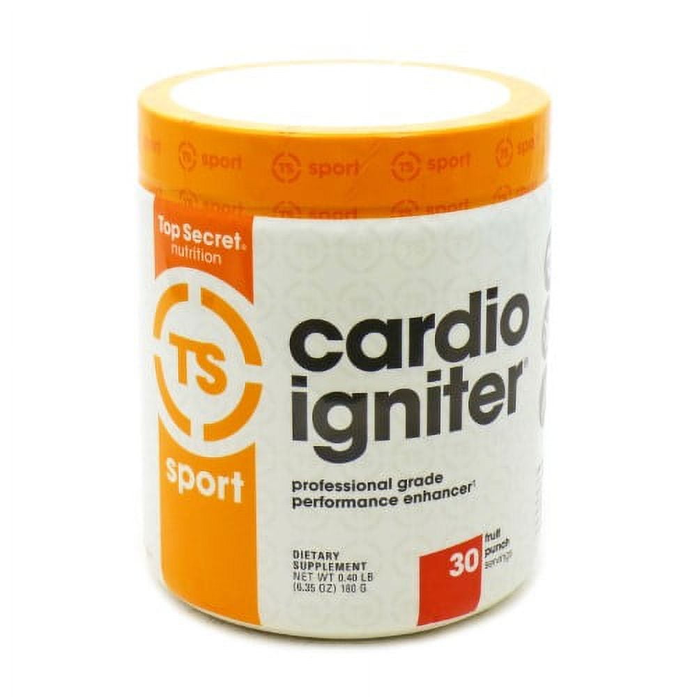 Top Secret Nutrition Cardio Igniter, Fruit Punch, 6.35 Oz