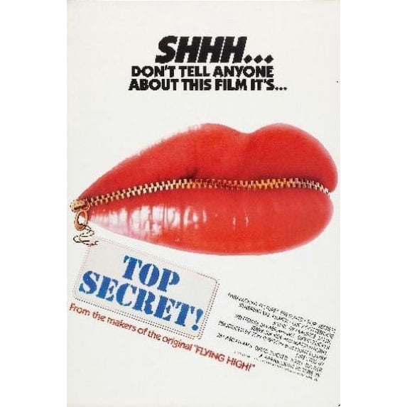 Top Secret Poster 24inx36in Art Poster 24x36 Unframed, Age: Adults ...
