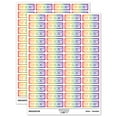 thumbnail image 1 of Top Secret Spy Document Sticker Set - Rainbow - Matte Finish - 1.25" Mini, 1 of 7