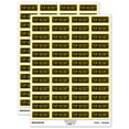 thumbnail image 1 of Top Secret Spy Document Sticker Set - Yellow - Matte Finish - 1.25" Mini, 1 of 7
