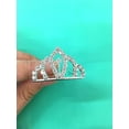 thumbnail image 1 of Top Sell-Set of 12 PC Silver Rhinestone Princess Tiny Tiara/Princesses Theme Party/Cupcake Cake Topper / 1'x1.5, 1 of 3