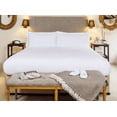 thumbnail image 1 of Embrace Jacquard Top Sheet White 94 x 92 Queen - Triple Bed Sheeting - Not a Flat Sheet (1), 1 of 7