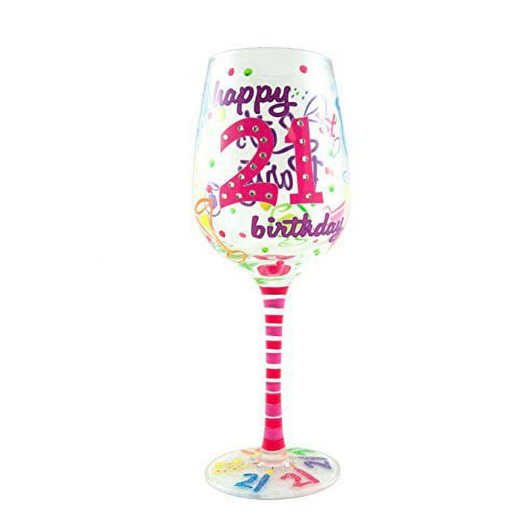 Painted Wine Glasses Birthday Present Fancy Wine Glasses -   Hand  painted bottles, Painted wine glasses birthday, Fancy wine glasses