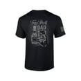 thumbnail image 1 of Top Shelf Dad Cheers Whiskey Men's Short Sleeve Fathers Day T-shirt Graphic Tee-Black-6xl, 1 of 4