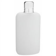 Top Shelf Flasks 12 oz. Plastic Flask With Stainless Steel Shot Cup Lid