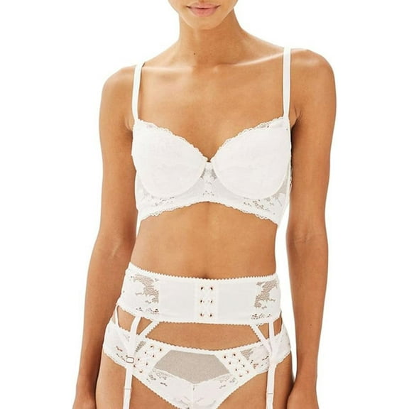 Top Shop Topshop Bride Fleur Underwire Bra, 32D - Ivory
