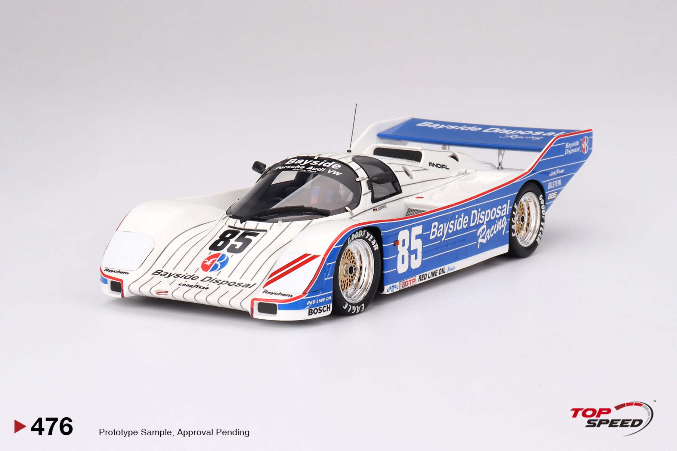 ミニカー Porsche 962 1986IMSA 1/18 TOP SPEED 1/18 Top Speed Porsche 962 #68 BFGoodrich 1986 IMSA Road