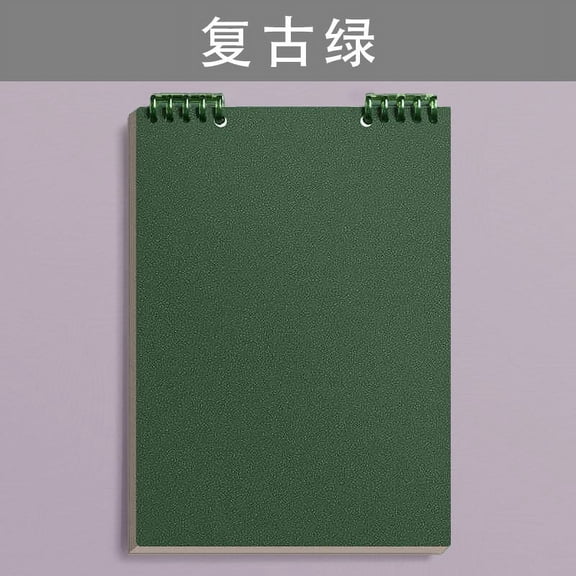 Top Spiral Pocket Notebook - A5 Size (5.6" x 8.3"), 60 Blank Pages, Small Spiral Journal for Outdoor, Office, and School Recording