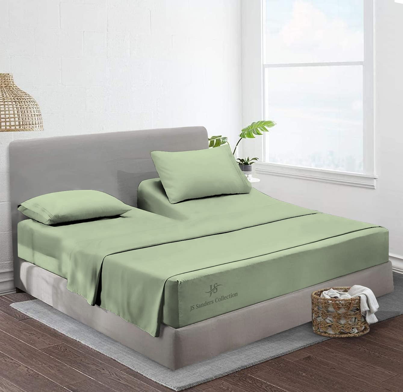 Top Split Cal King Sheet Set for Adjustable beds Sleep Number Flex Sheets 34" Split Top Cal