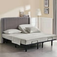 thumbnail image 1 of Top Split Head Flex Sheet Set-for Adjustable Bed-4 Pcs -100% Egyptain Cotton 700 Thread Count - 15-Inch Deep Pocket - Queen Size Silver Grey Solid - Split Down 34 inches from The top, 1 of 5