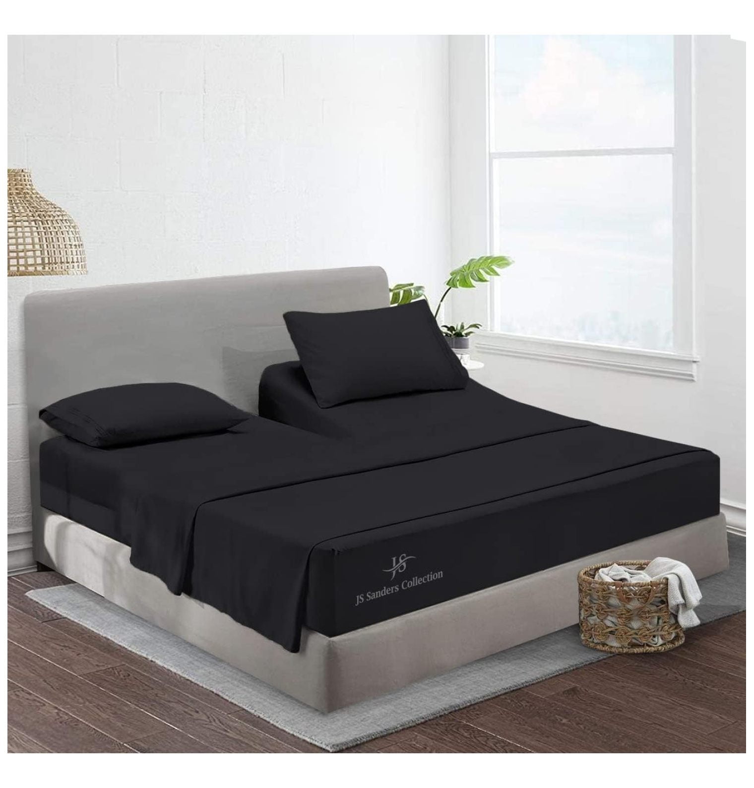 Top Split King Sheets Sets for Adjustable beds, Half Split King Sheet