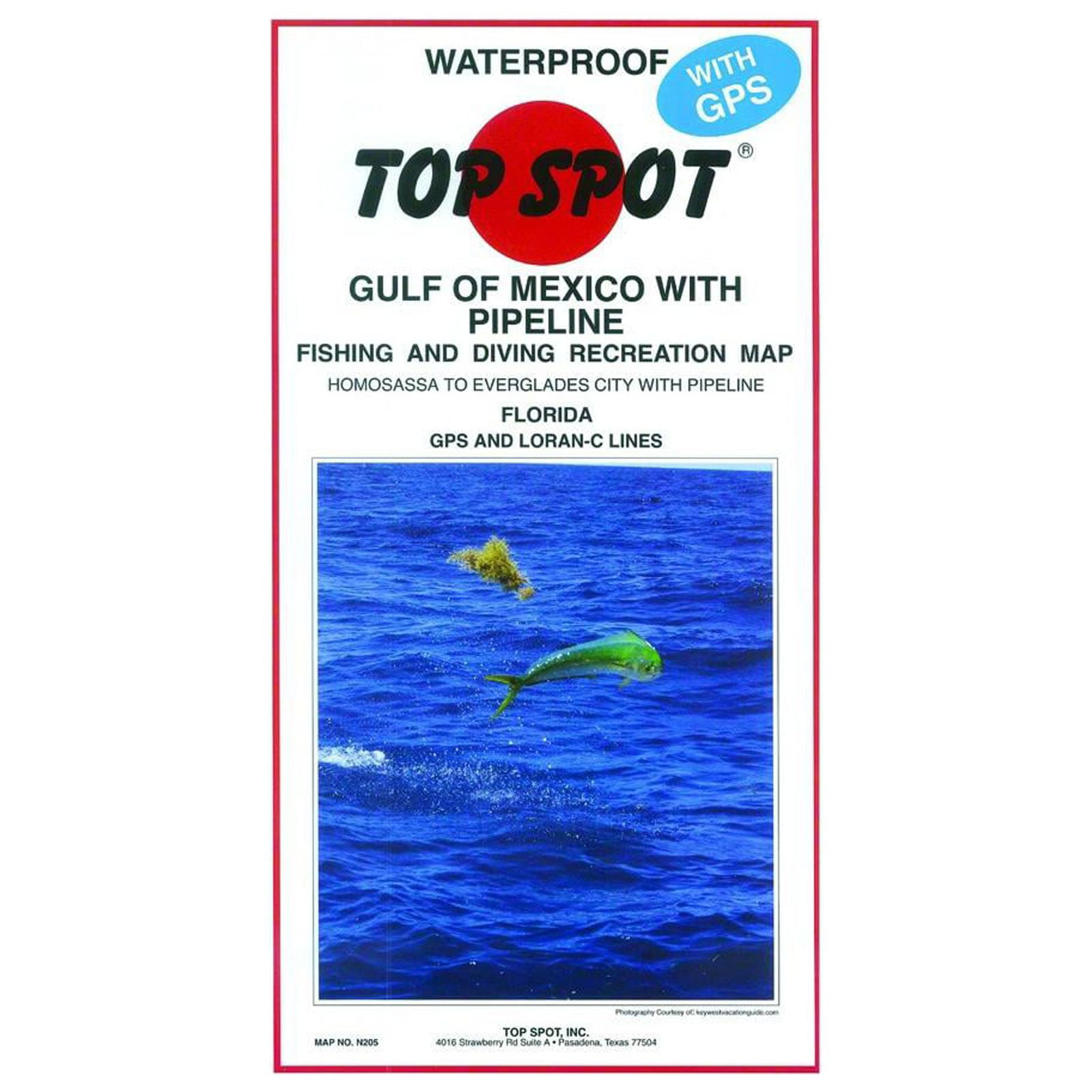 Top Spot Fishing Map West Coast Florida - Offshore Homosassa To ...