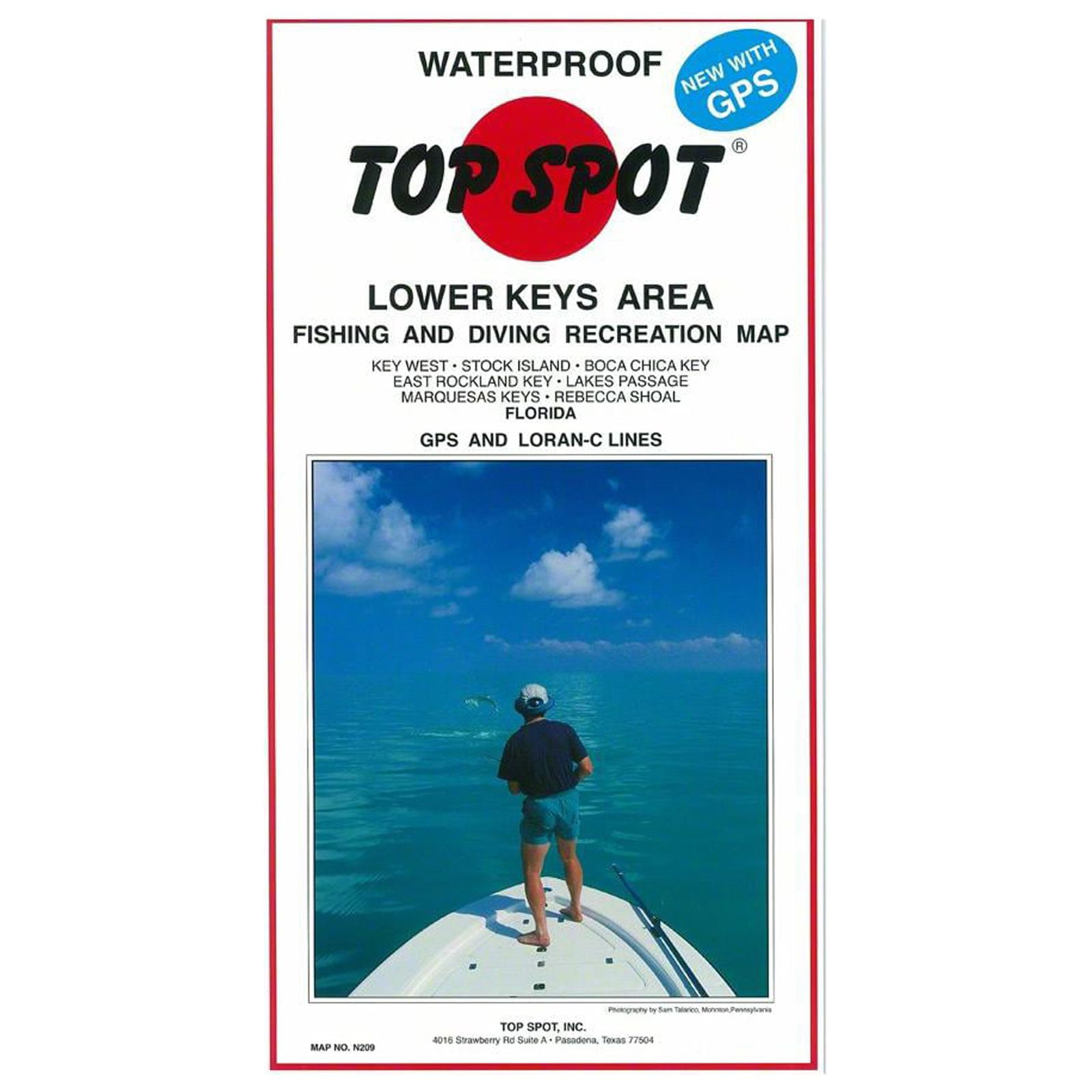 top spots fishing maps