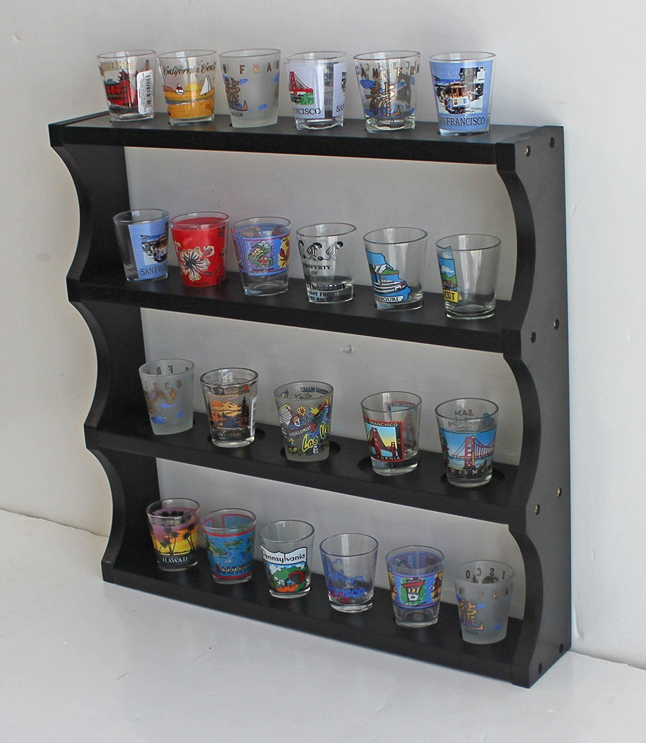 Red Bull Sticky Shelf Suction Caddy For Shot Glass Shower Display