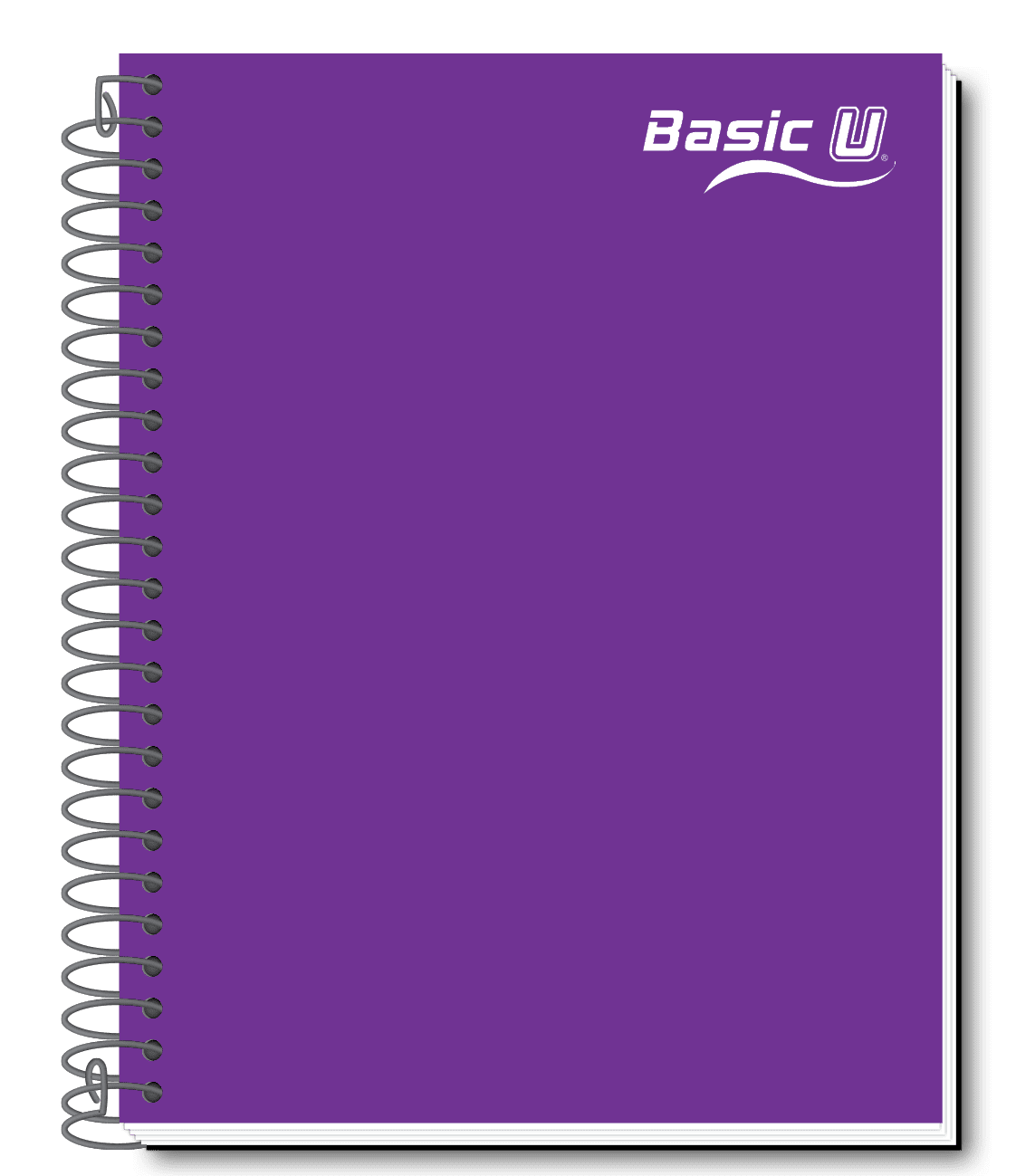 Top Star, Basic U Notebook, Hard Cover, Wire, 5 Subject, Small, Various  Designs