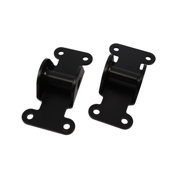 Top Street Performance 81107BK Chevy V8 Solid Steel Frame Pad Engine Mounts, Black