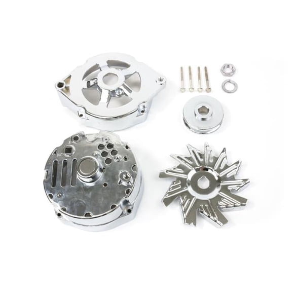 Top Street Performance ES1091C GM 10SI Style Alternator Chrome Dress-Up Kit