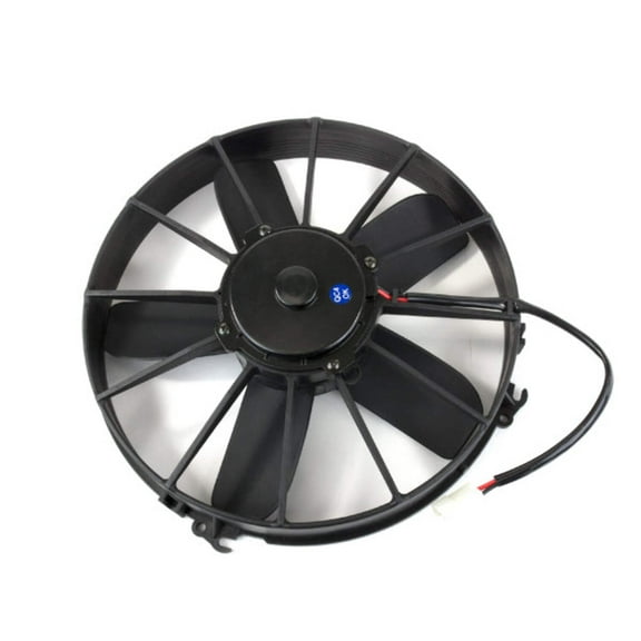 Pro Flow Universal Straight-Blade 12" Black Radiator Push Pull Cooling Fan