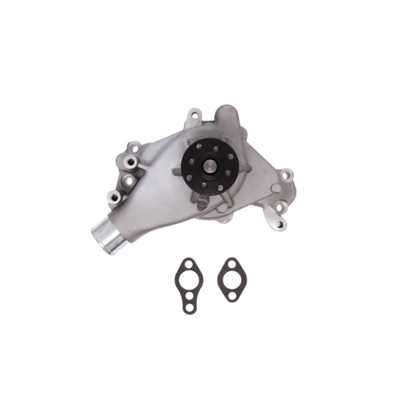 Long-Style High-Flow Mechanical Water Pump for Chevy Small Block - Satin
