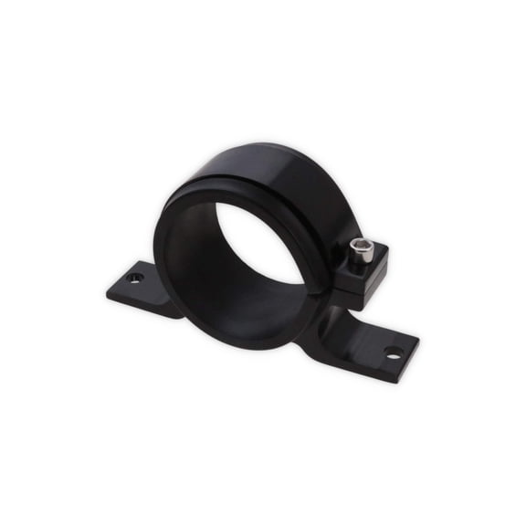 Top Street Performance Aluminum Inline Fuel Pump Bracket Clamp - Black