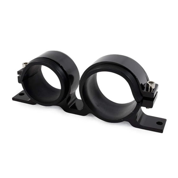 TSP Aluminum Fuel Pump & Filter Combo Mounting Bracket - Black