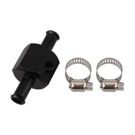 Top Street Performance JM1061BK Fuel Pressure Gauge Adapter, Black