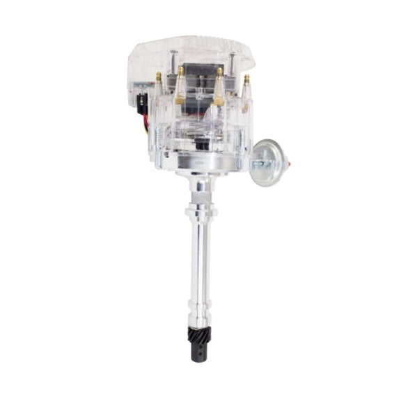 TSP HEI Distributor with Super Cap for Chevy Smal & Big Block V8 - Clear